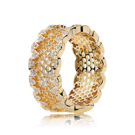 Pandora Shine Honeycomb Lace Ring 167100CZ