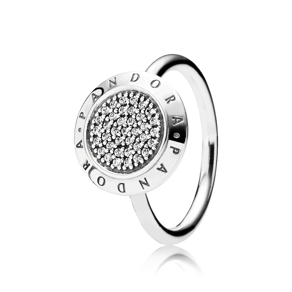 Pandora Silver Ring With Cubic Zirconia - 190912CZ