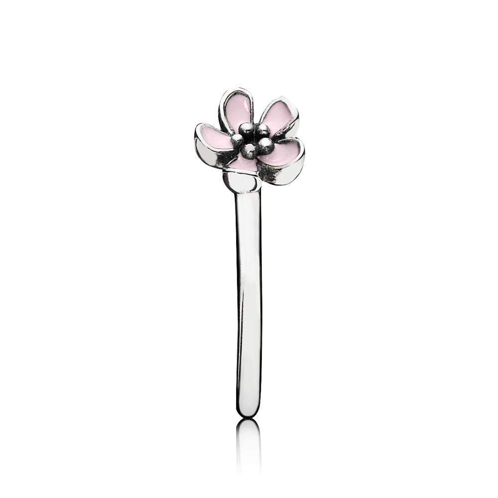 PANDORA Silver Ring With Pink Enamel - 190879En40