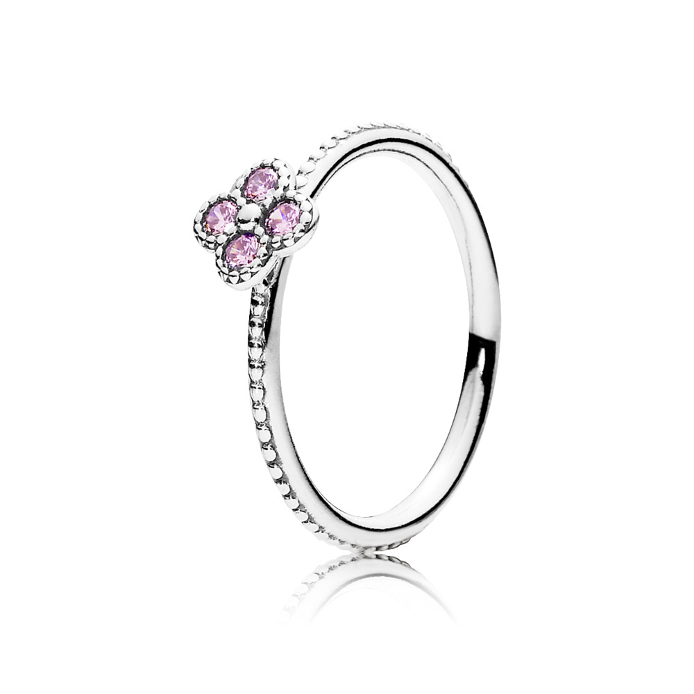 Pandora Zilveren Oriental Blossom Ring 191001PCZ