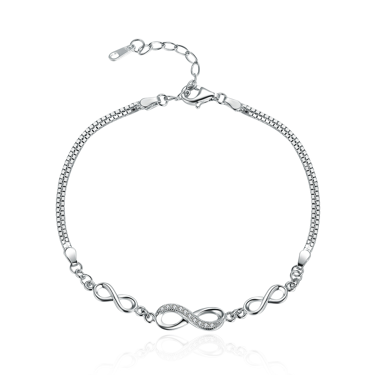 Pandora Style Eindeloze elegantie Armband - SCB037