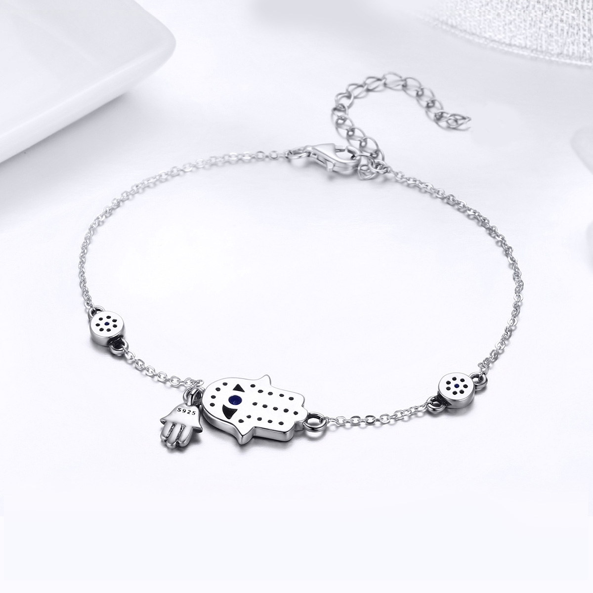 Pandora Style Hand van Fatima Armband - SCB079