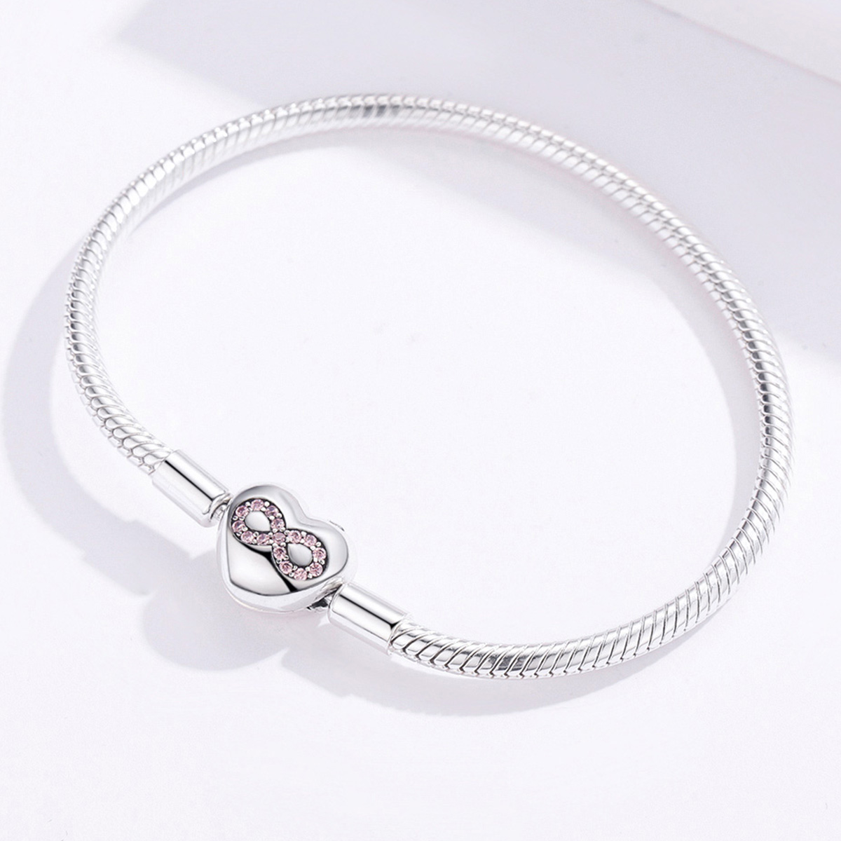 Pandora Style Hart van de eeuwigheid Armband - SCB142