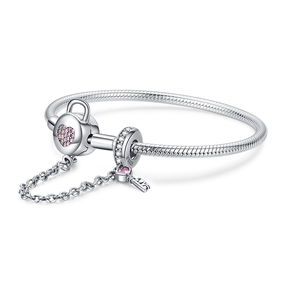 Pandora Style Hartentoets Armband - SCB143