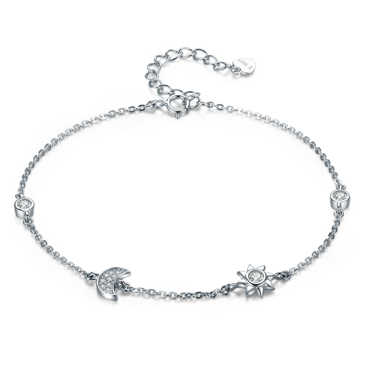 Pandora Style Maan Zon En Sterren Armband - SCB081