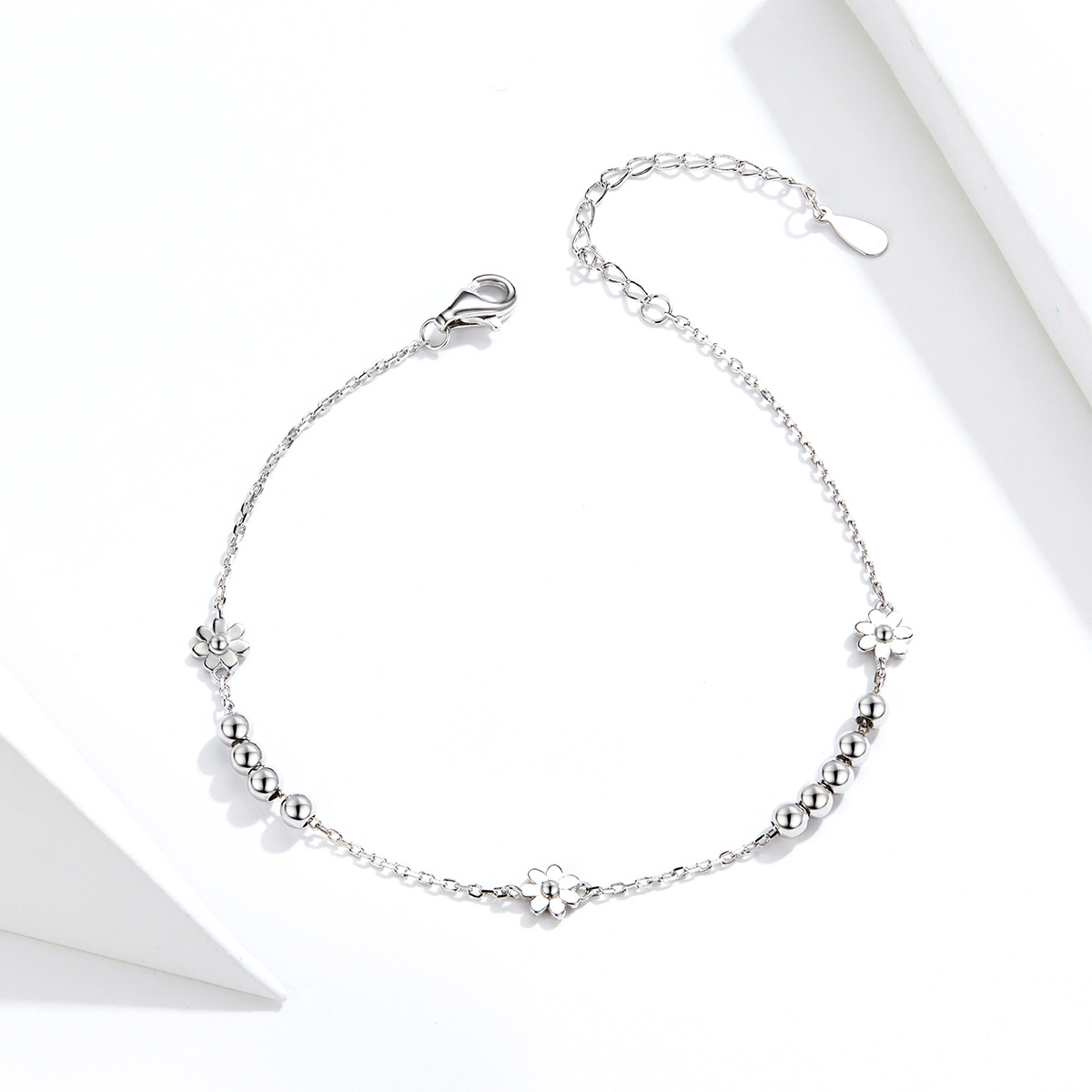 Pandora Style Madeliefje Armband - SCB146