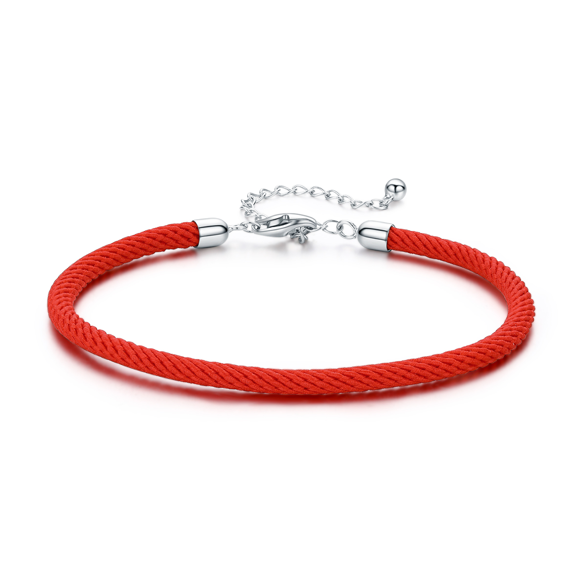 Pandora Style Rood touw Koordarmbanden - SCB166