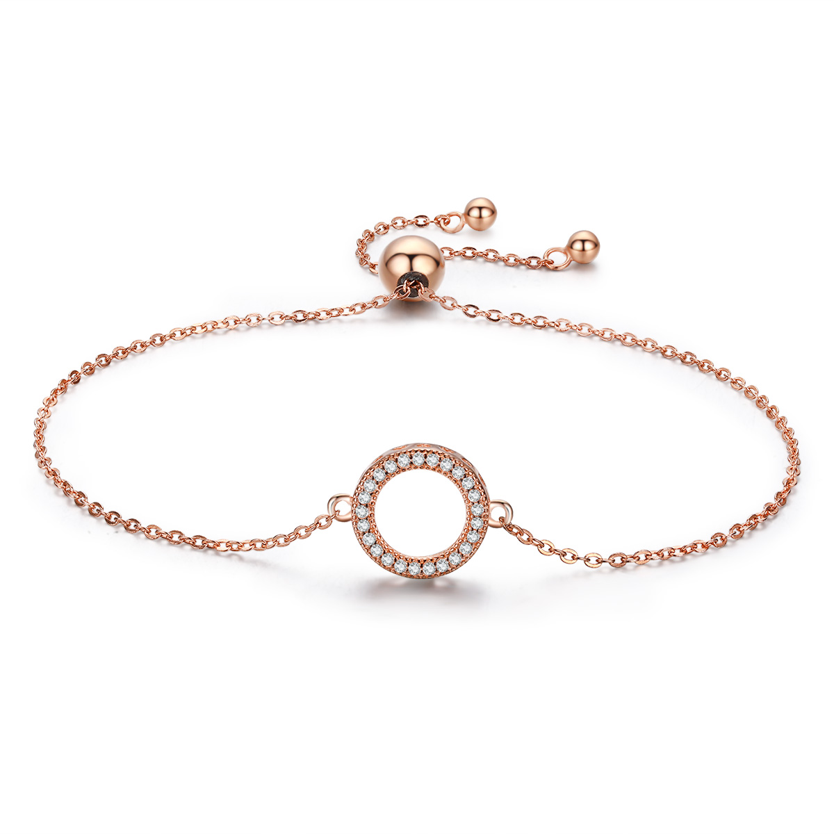 Pandora Style Rose Lotsbestemming Armband - SCB030-C