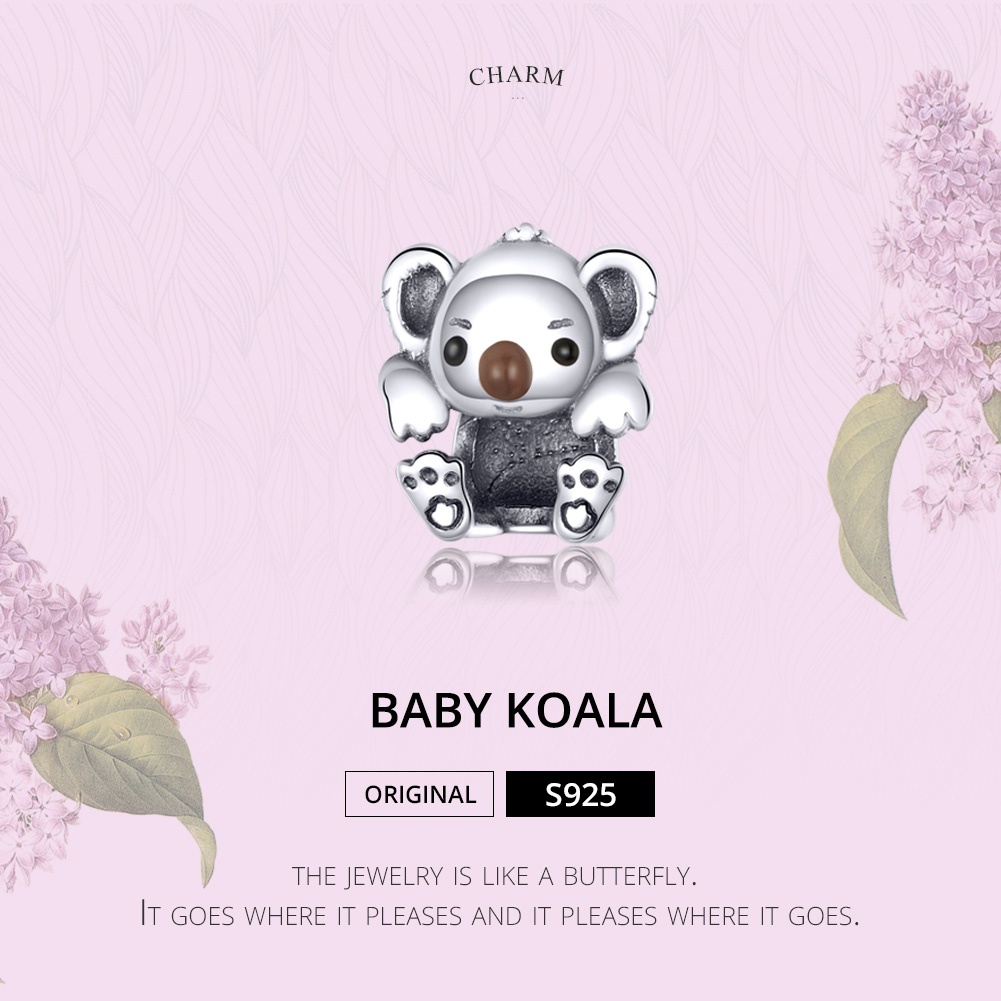 Pandora Style Baby Koala Bedel - SCC1304