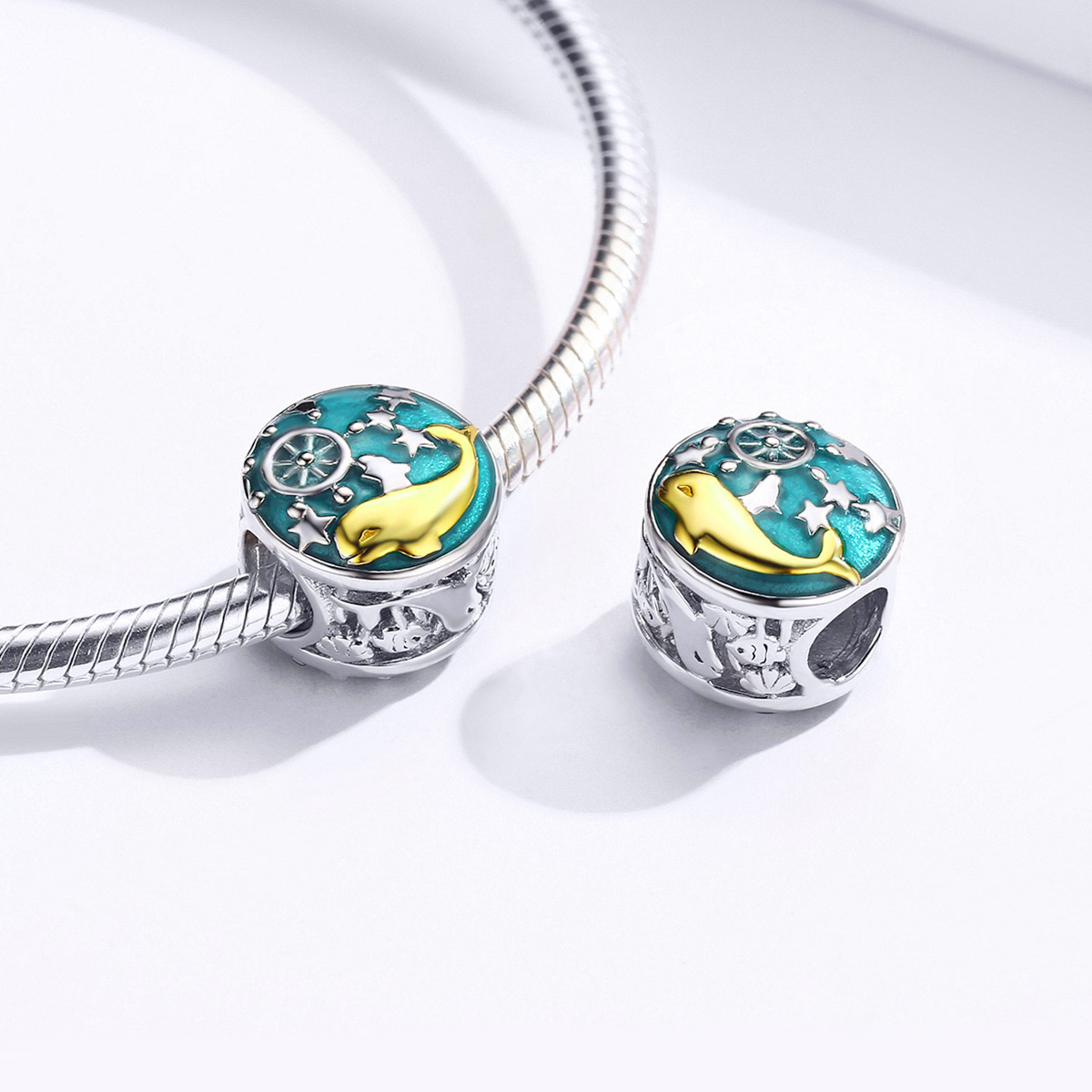 Pandora Style Baby Walvis Bedel - SCC1296