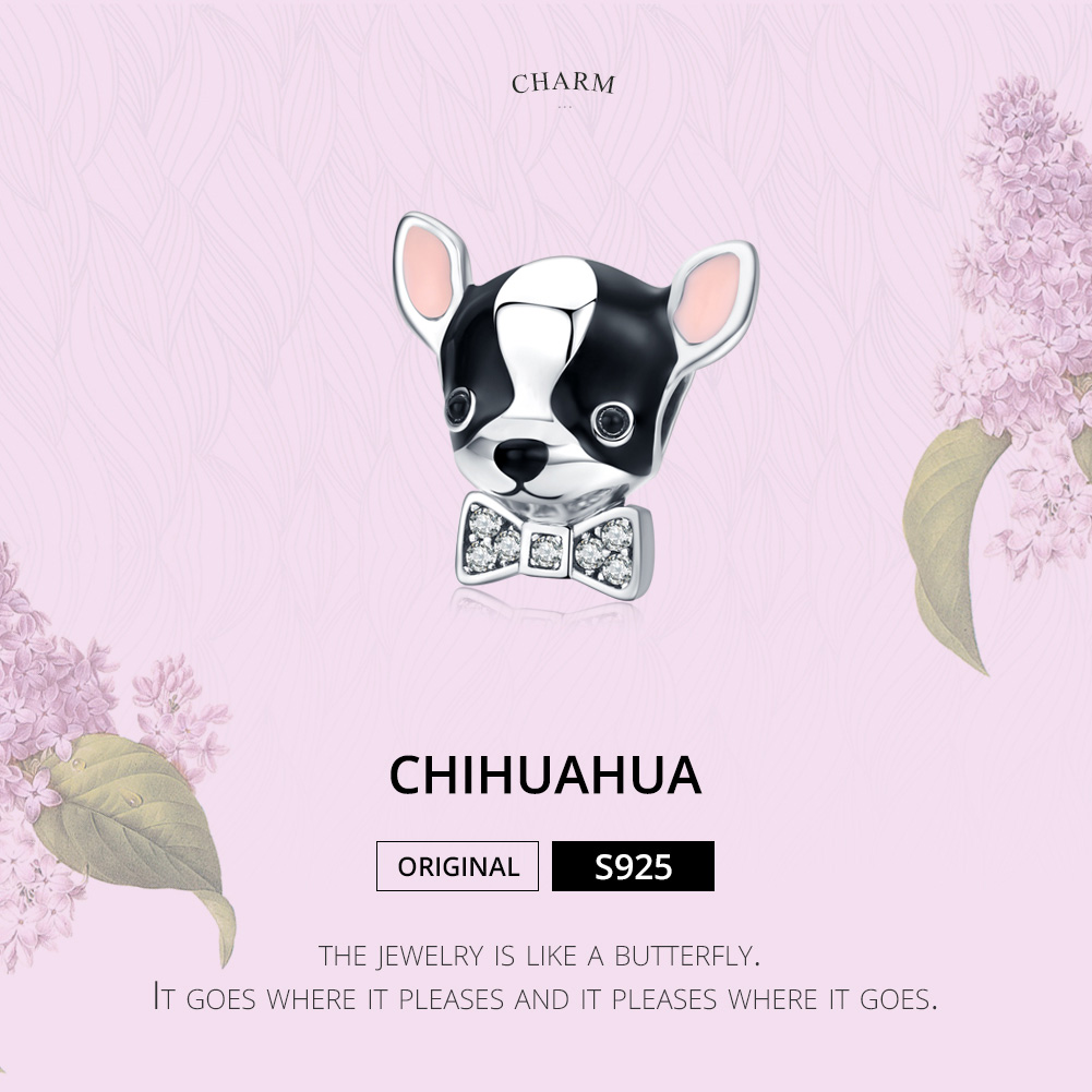 Pandora Style Chihuahua Bedel - SCC1310