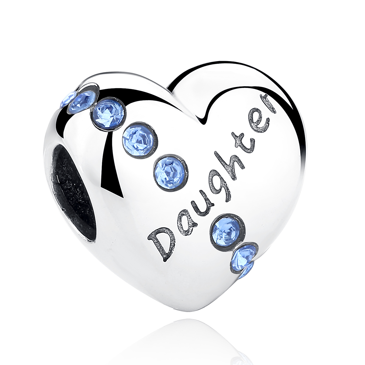 Pandora Style Dochter Hart Bedel - SCC007