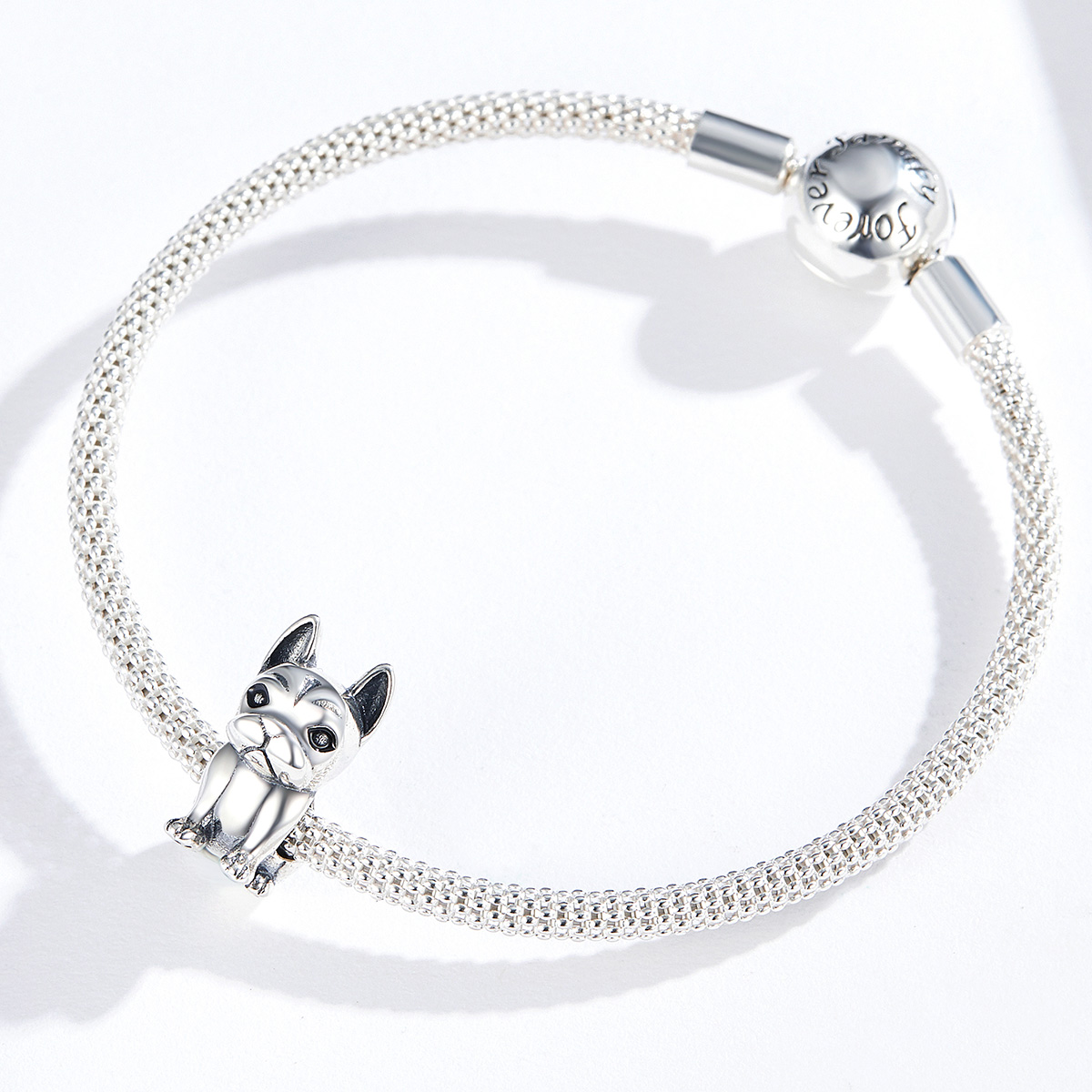 Pandora Style Franse bulldog Bedel - SCC1306