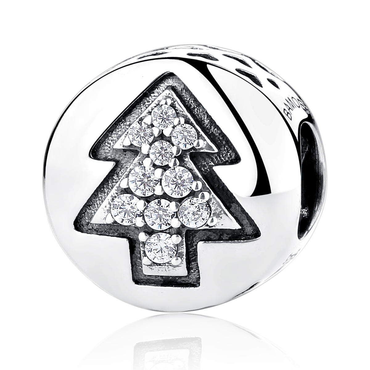 Pandora Style Kerstboom Bedel - SCC064