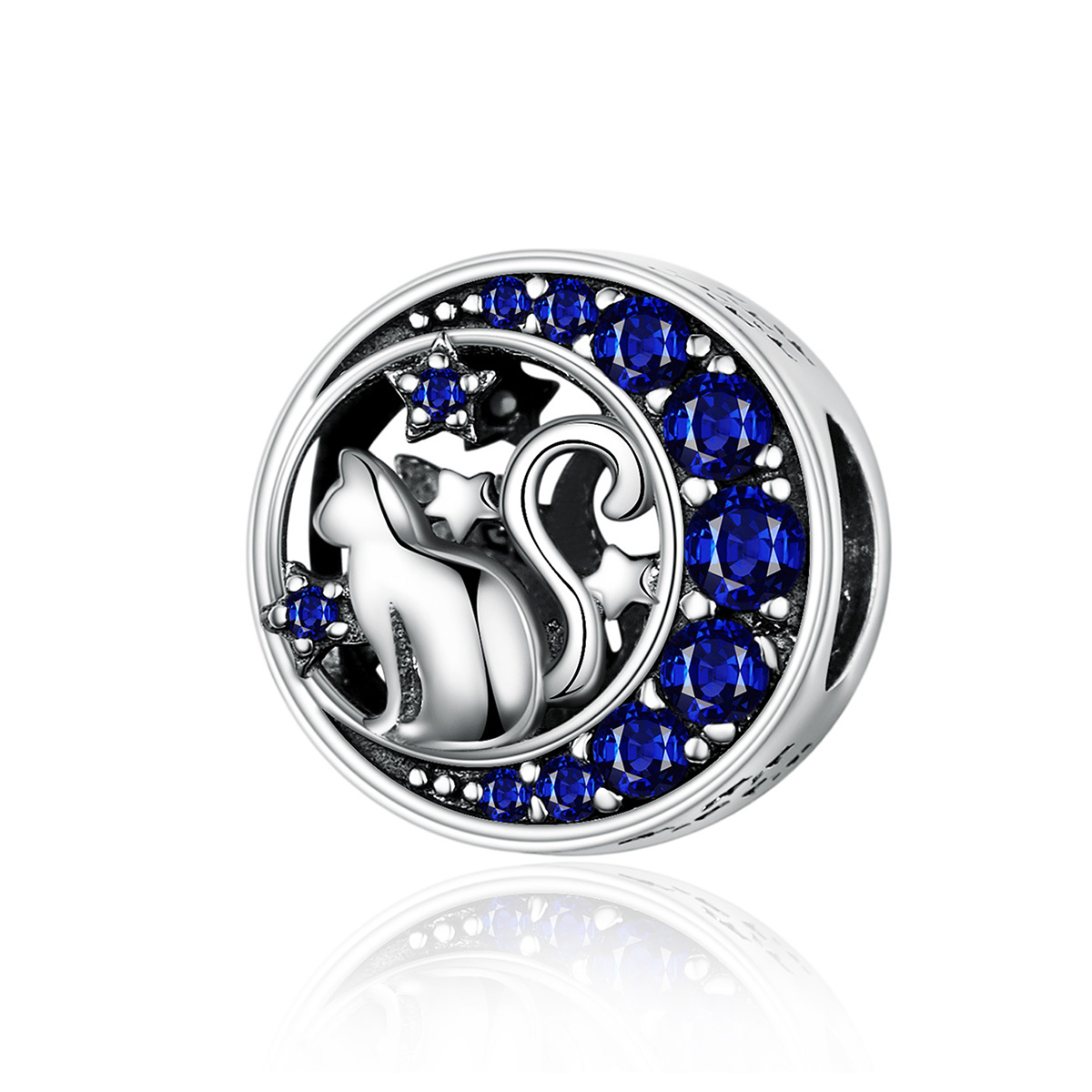 Pandora Style Kitty in de maan Bedel - SCC1204