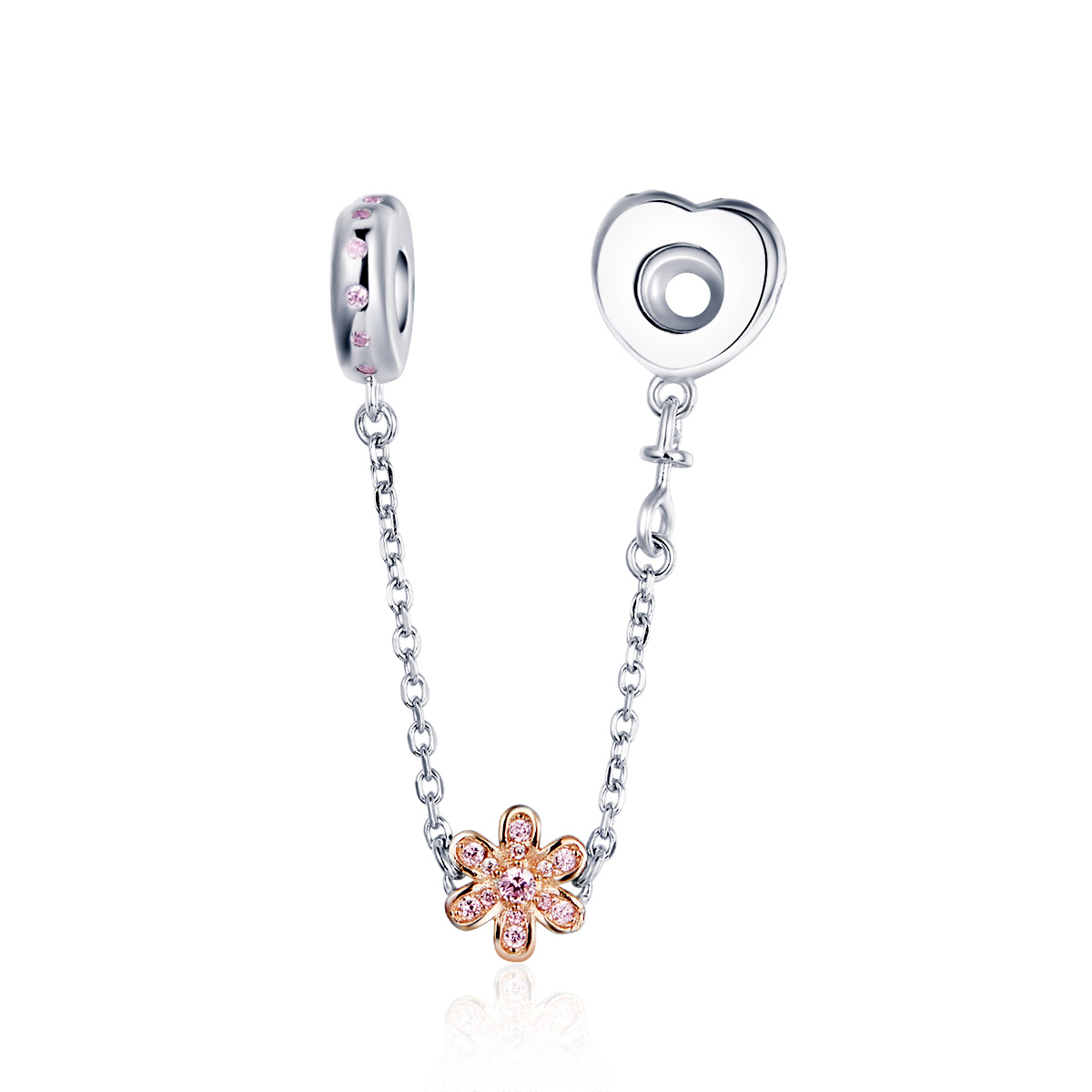 Pandora Style Liefde Bloem Veiligheidsketting - SCC1113