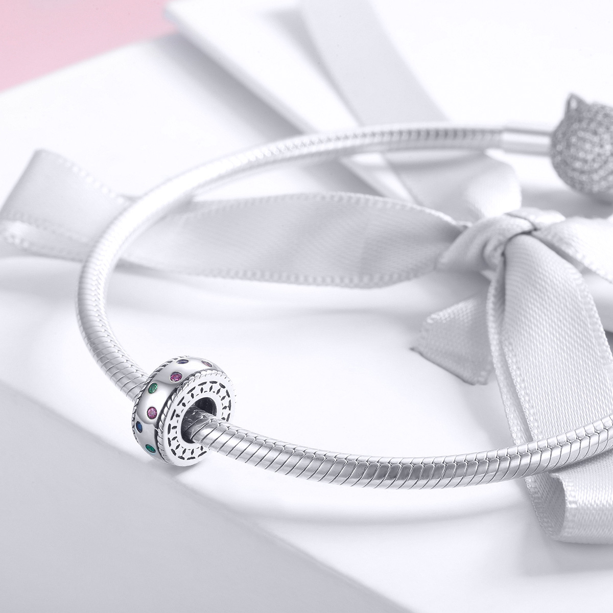 Pandora Style Moment van eerste ontmoeting Spacer Bedel - SCC1005