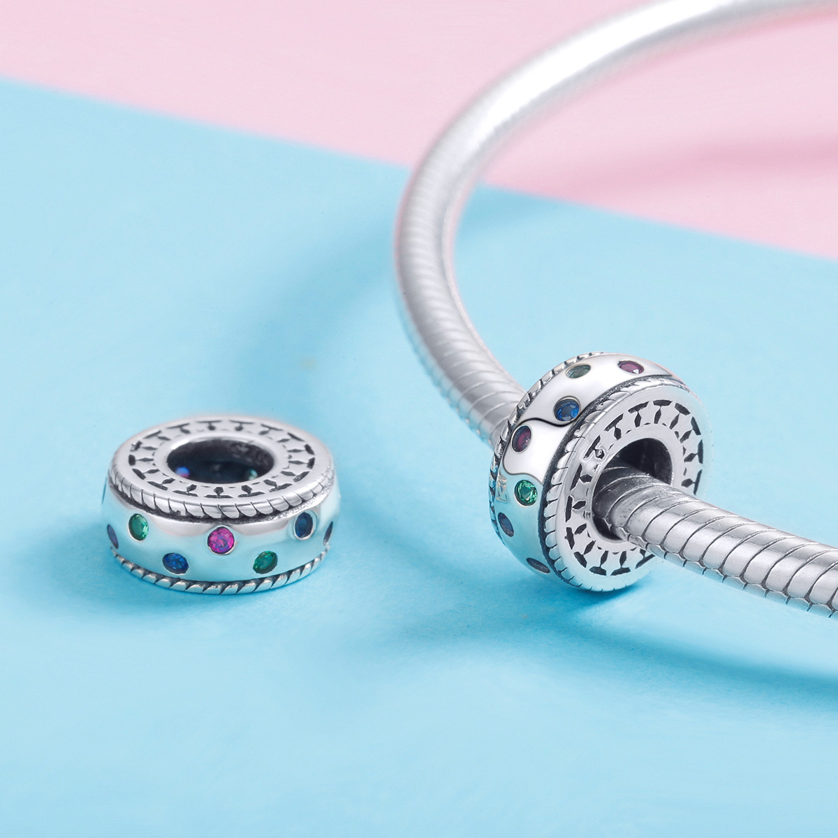 Pandora Style Moment van eerste ontmoeting Spacer Bedel - SCC1005