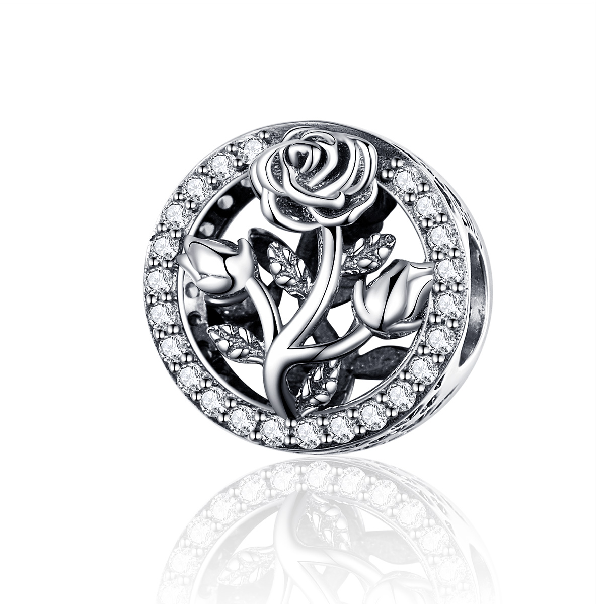 Pandora Style Nam Bloem toe Bedel - SCC1189