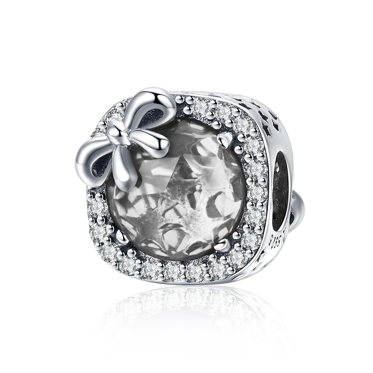 Pandora Style Pavé Boog Bedel - SCC1058-WH