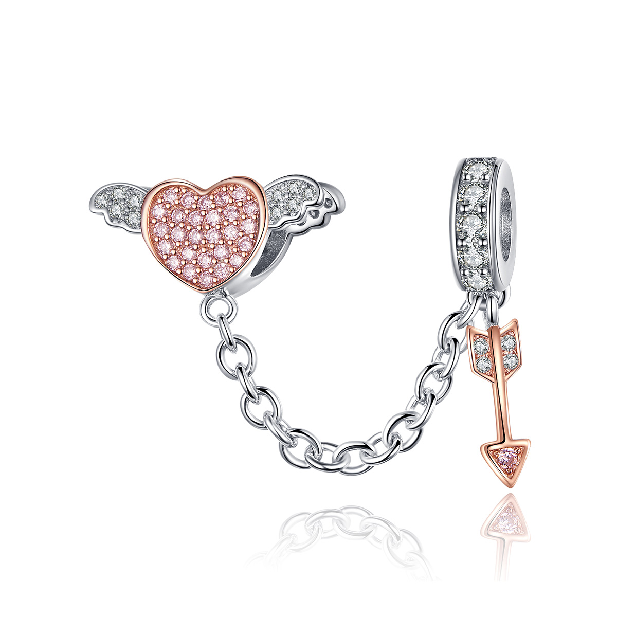 Pandora Style Pijl van Cupido Veiligheidsketting - SCC1208