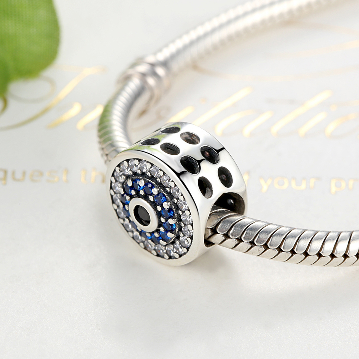 Pandora Style Sprankelend oog Bedel - SCC092