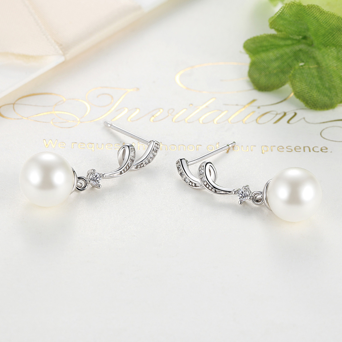 Pandora Style Parel Oorhangers - SCE035