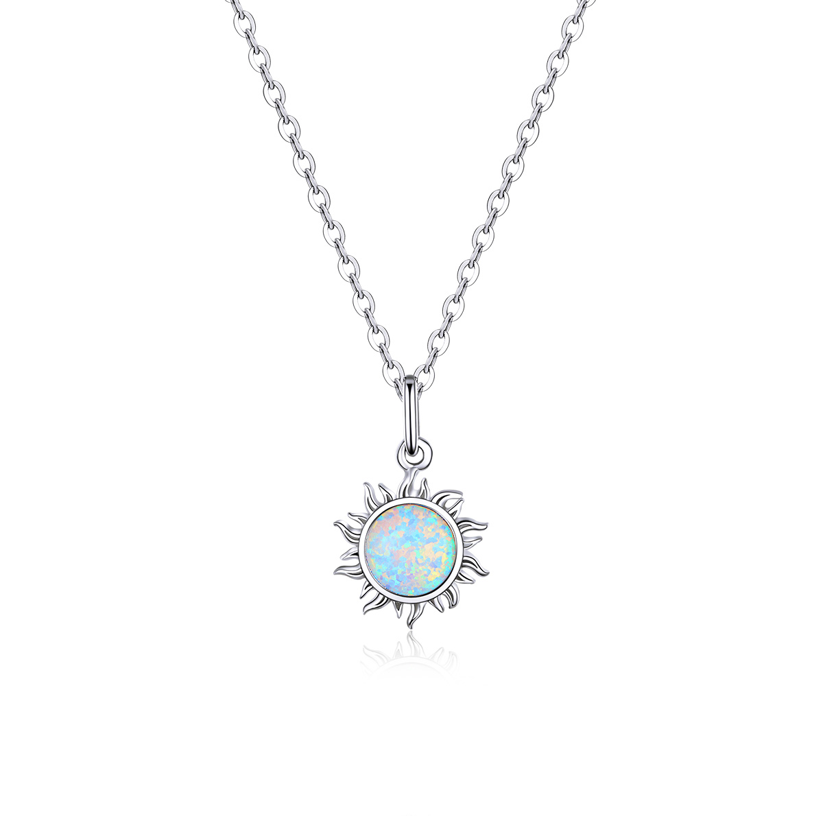 Pandora Style Blauwe Zon Chain Ketting - SCN399