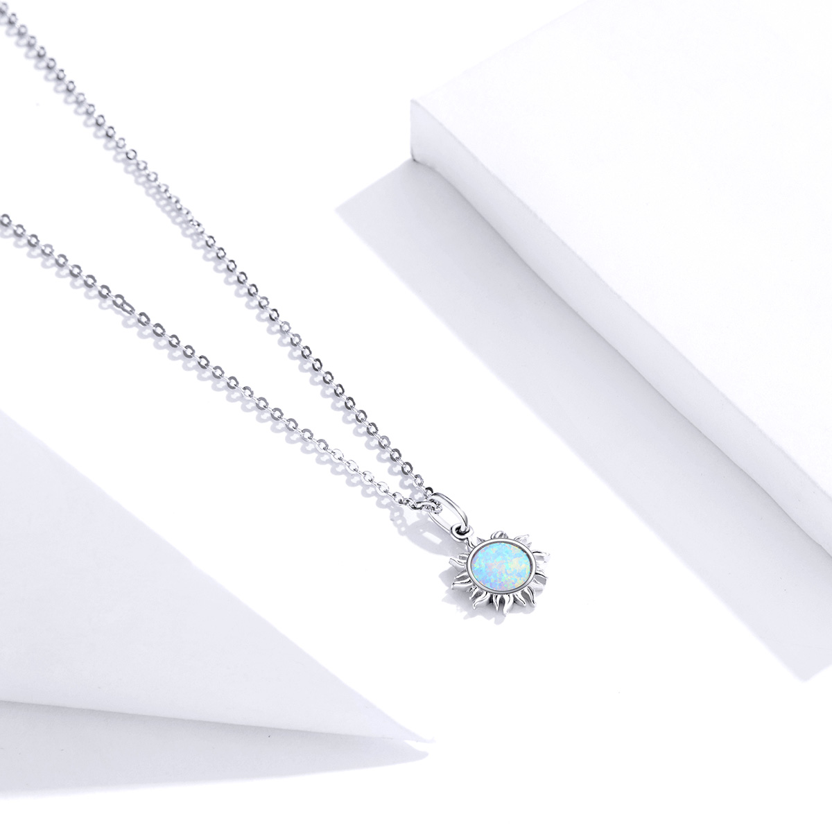 Pandora Style Blauwe Zon Chain Ketting - SCN399