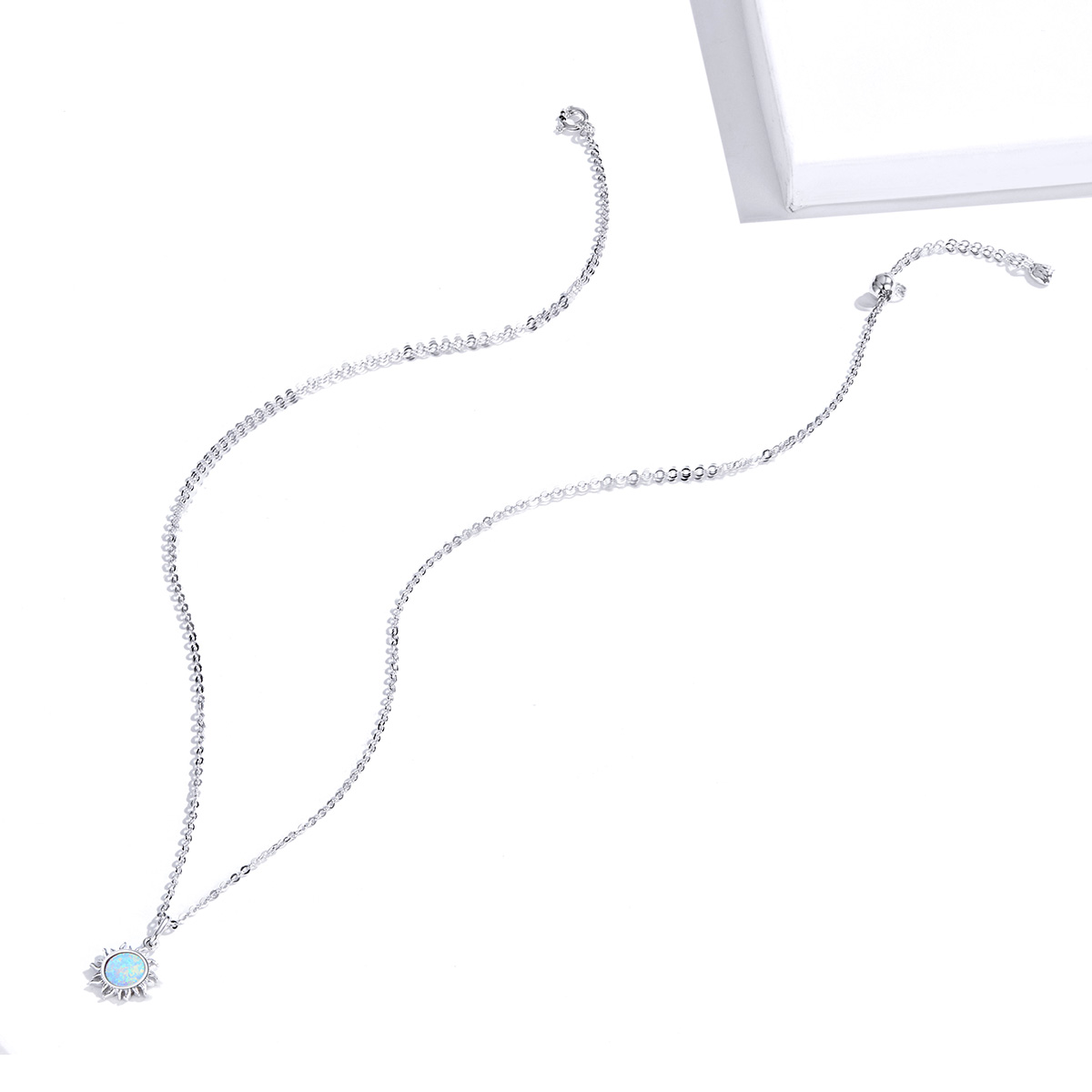 Pandora Style Blauwe Zon Chain Ketting - SCN399