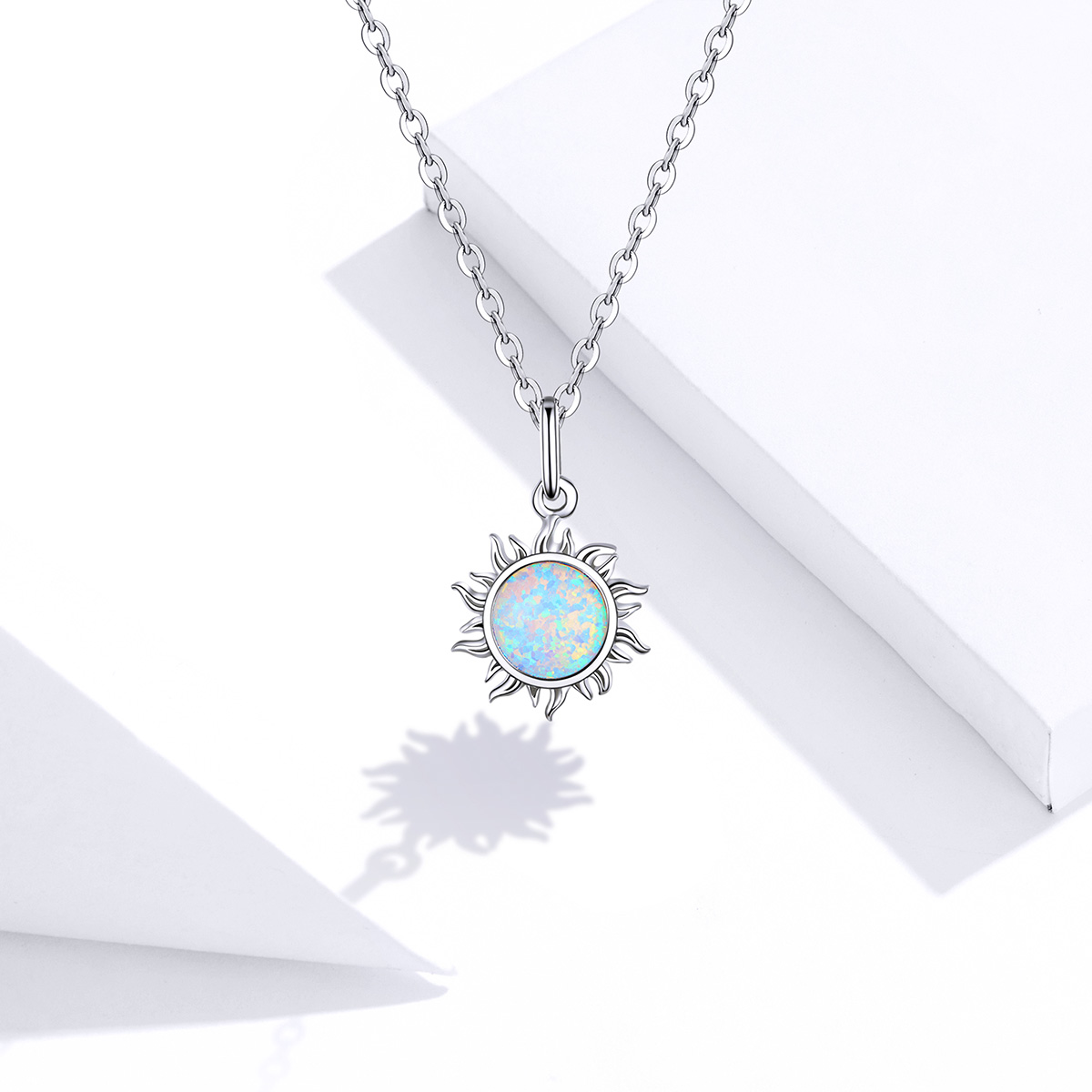 Pandora Style Blauwe Zon Chain Ketting - SCN399