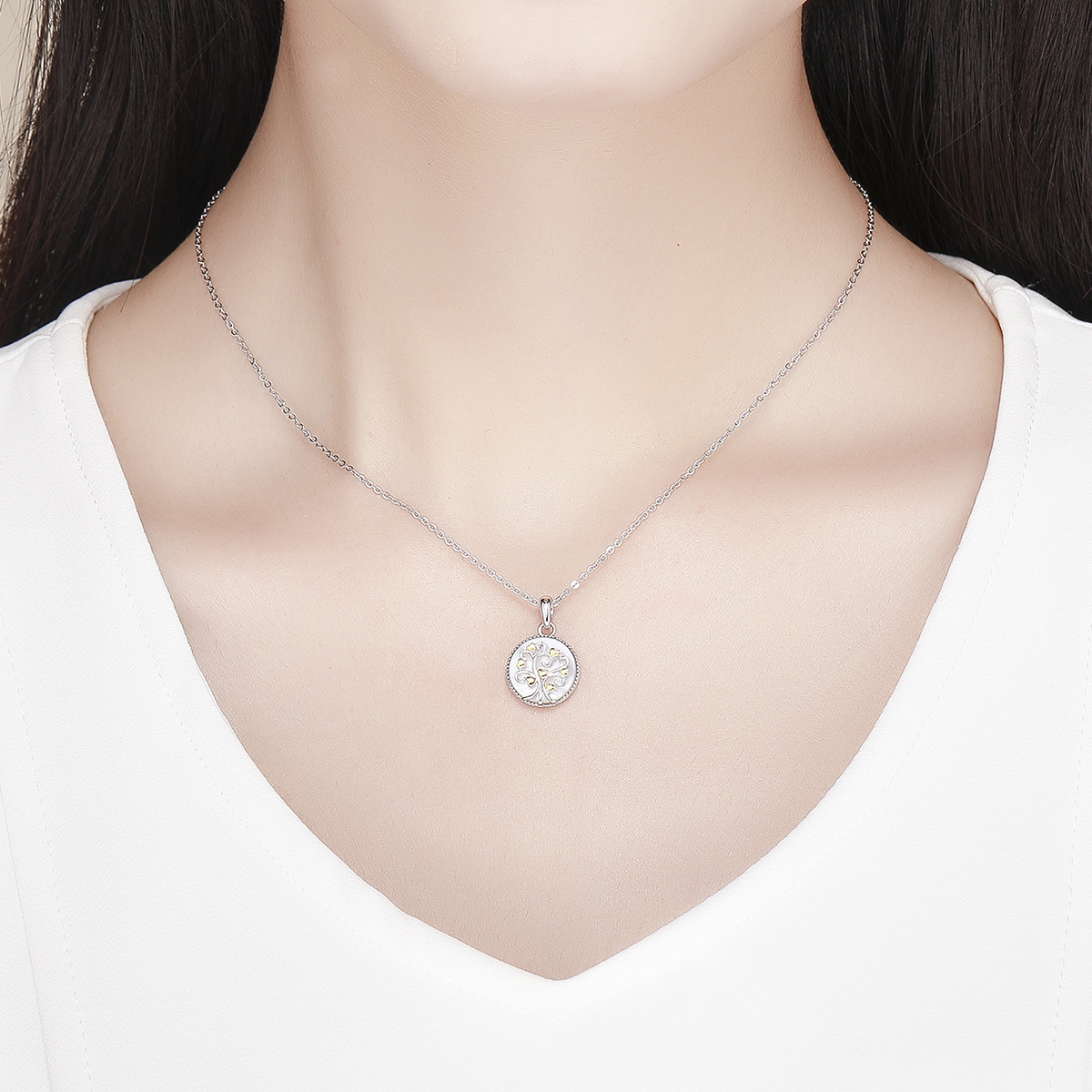 Pandora Style Boom van leven Chain Ketting - SCN296