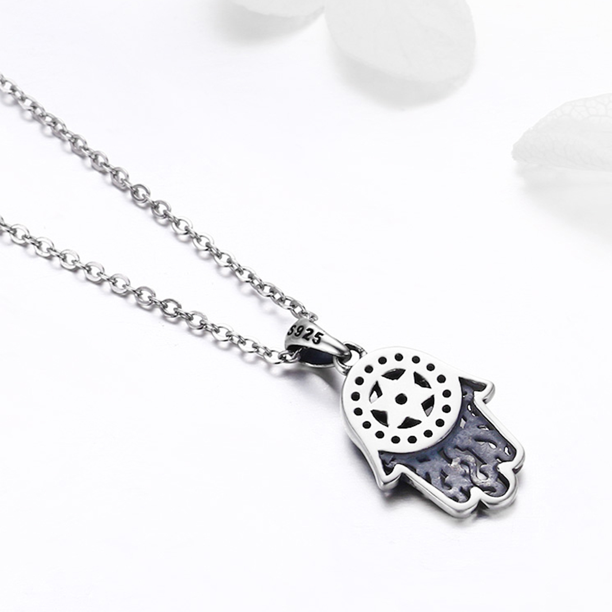 Pandora Style Fatima's bewaking Chain Ketting - SCN264