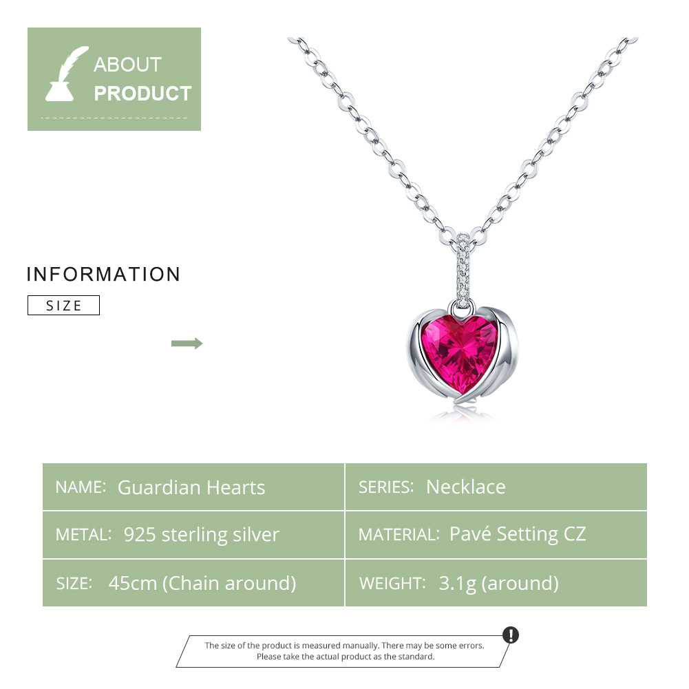 Pandora Style Guardian Hearts Chain Ketting - SCN341