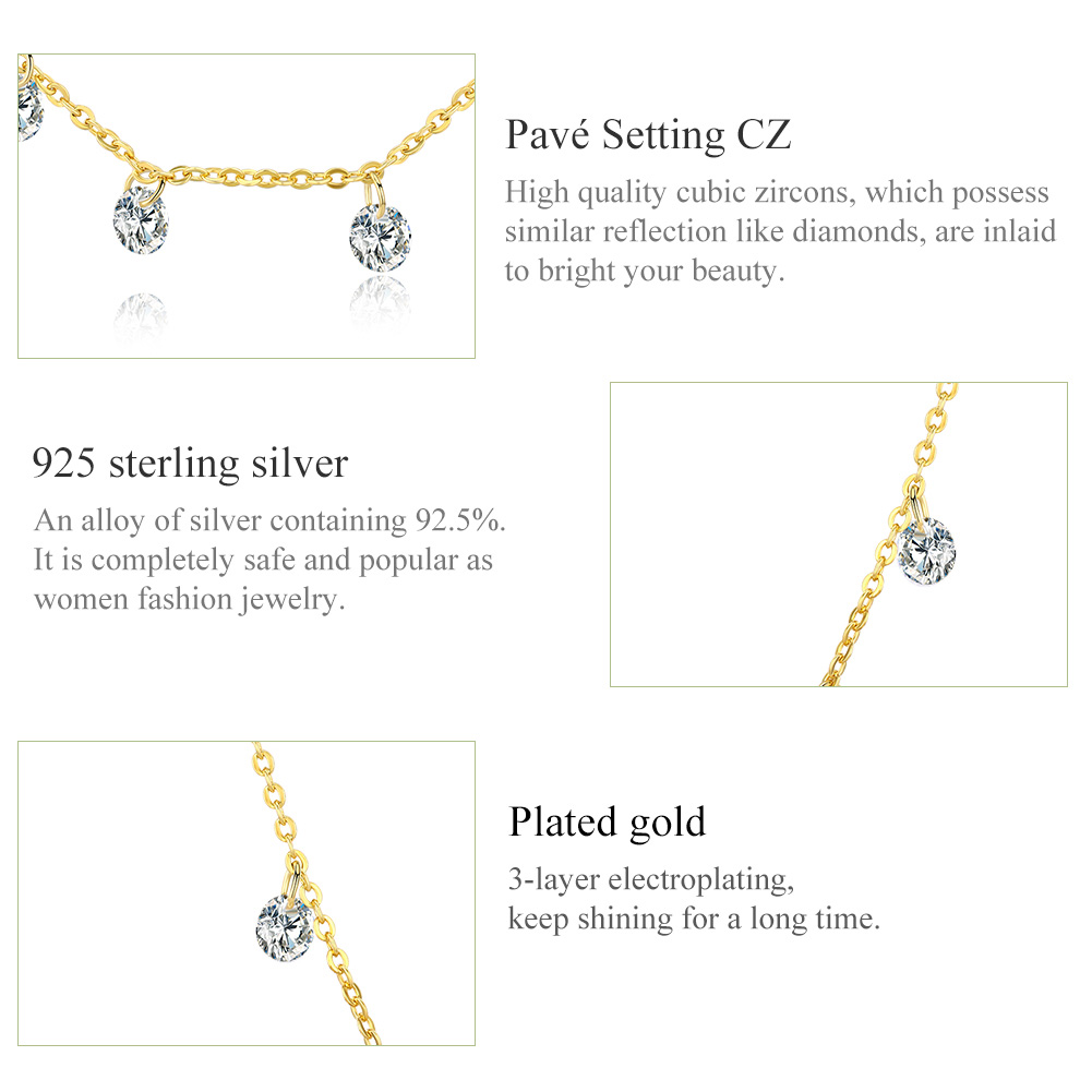 Pandora Style Herinneren Chain Ketting - SCN299-B