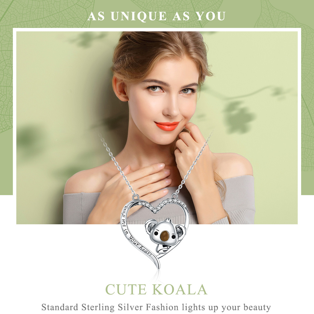 Pandora Style Hou me in je hart Chain Ketting - SCN256