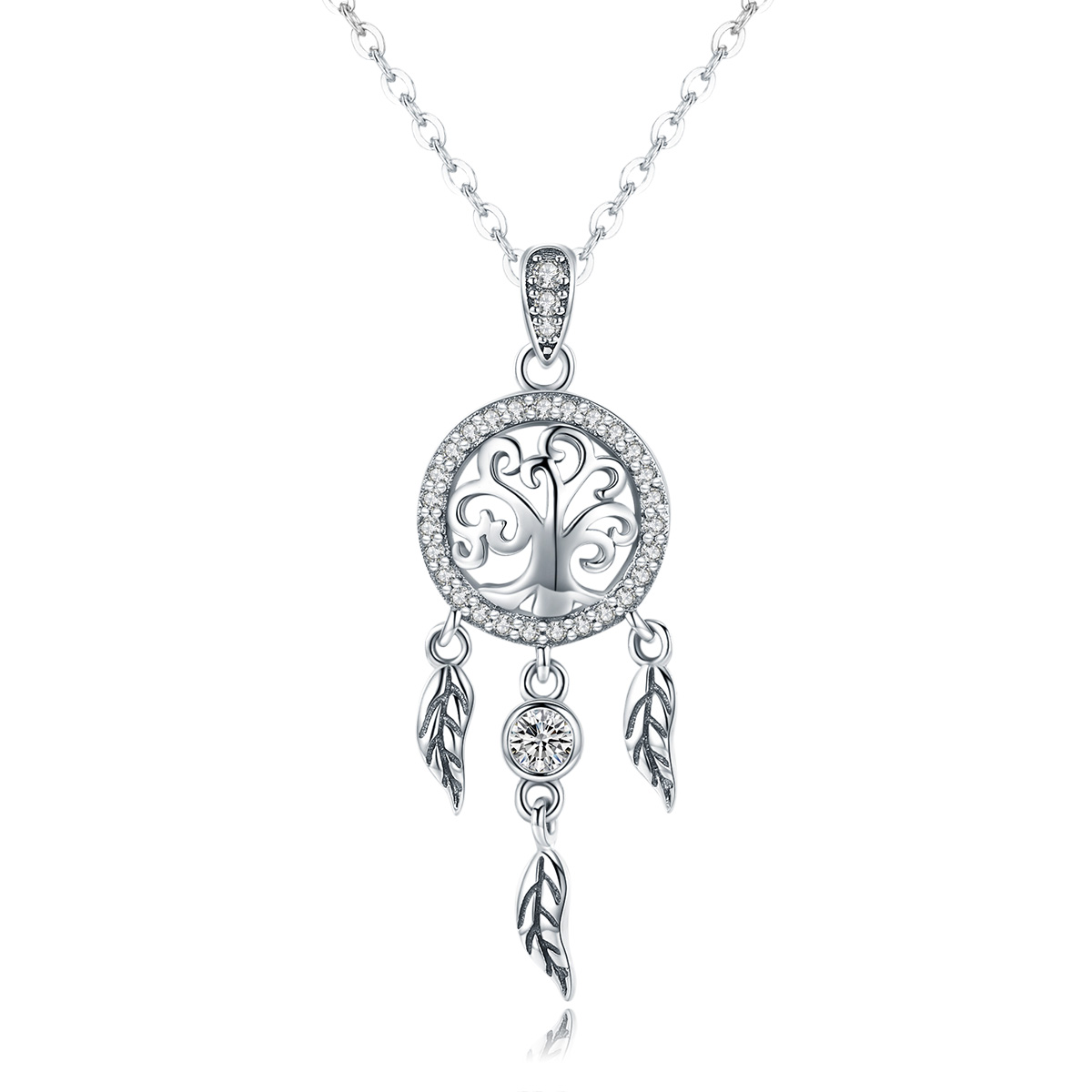 Pandora Style Levensboom Dromenvanger Chain Ketting - SCN298