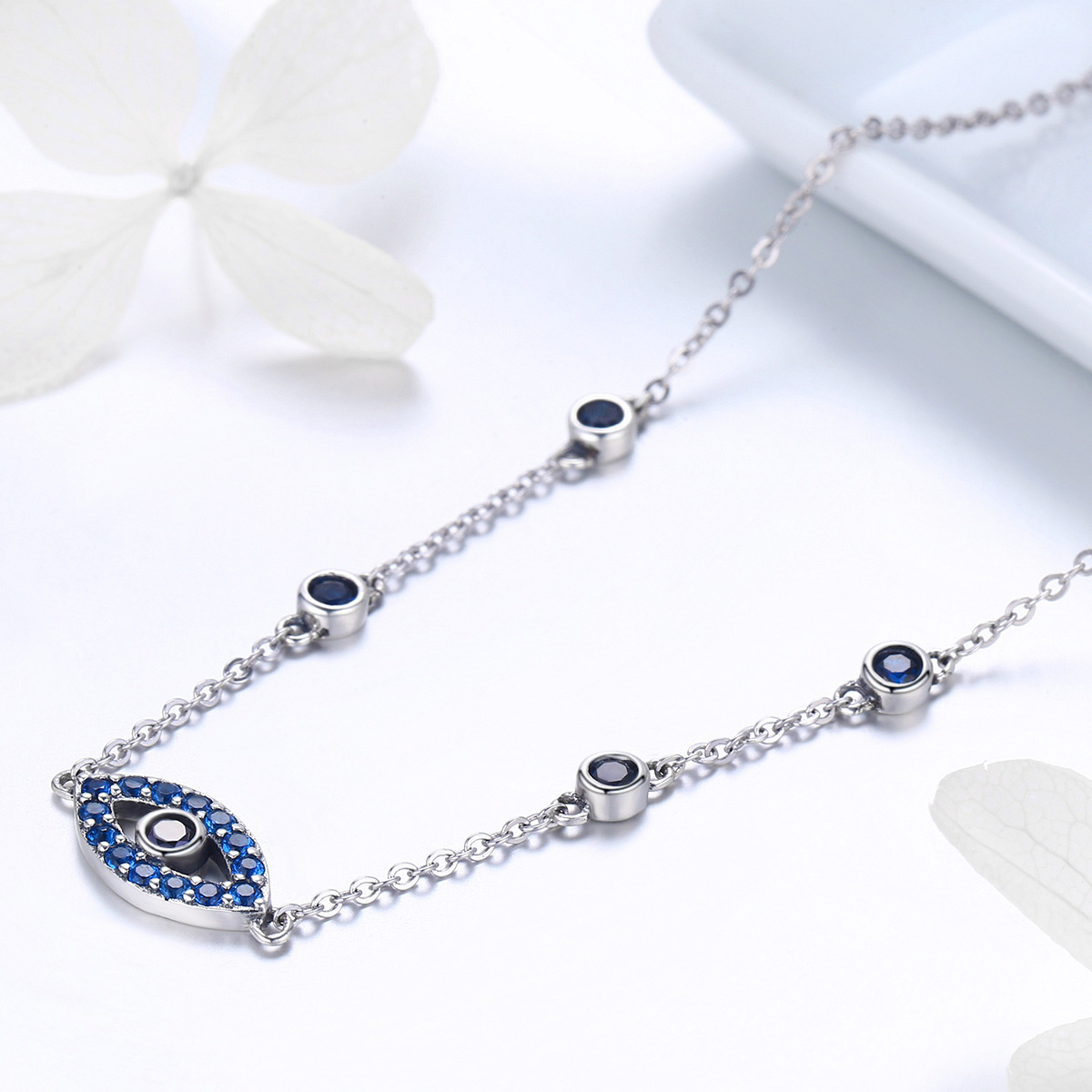 Pandora Style Magisch oog Chain Ketting - SCN300