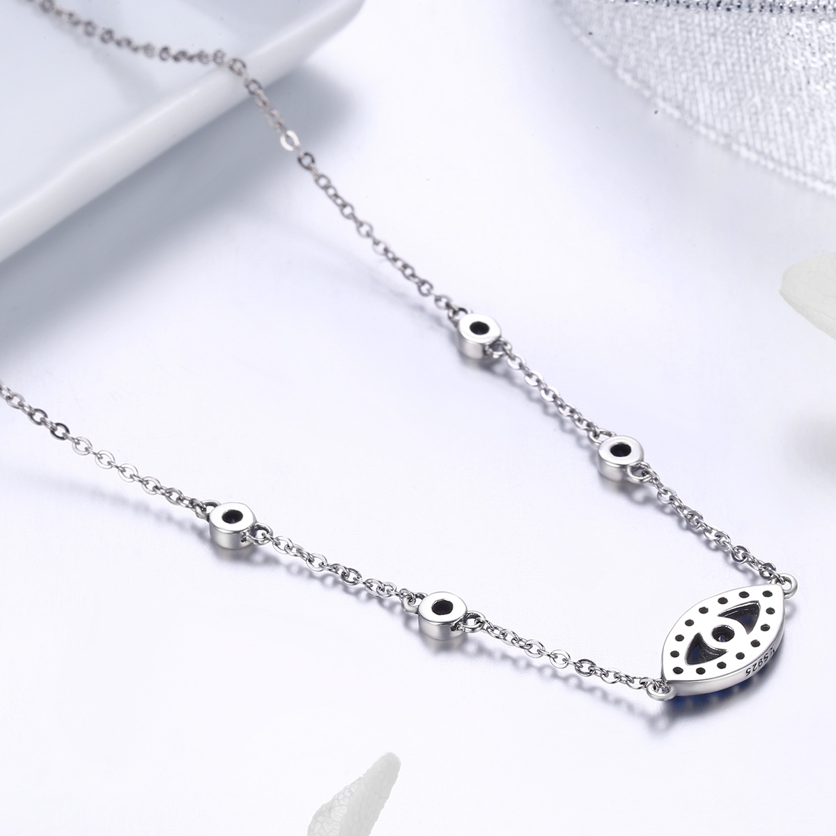 Pandora Style Magisch oog Chain Ketting - SCN300