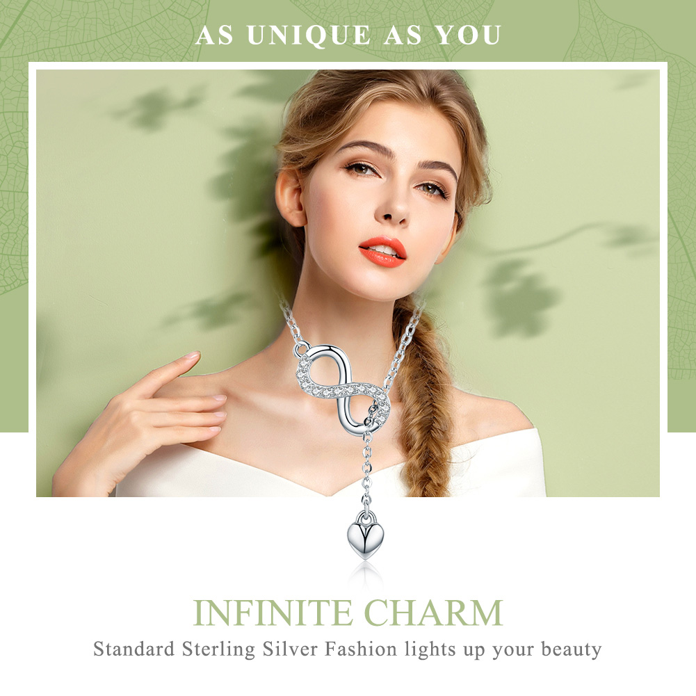 Pandora Style Oneindige charme Chain Ketting - SCN223