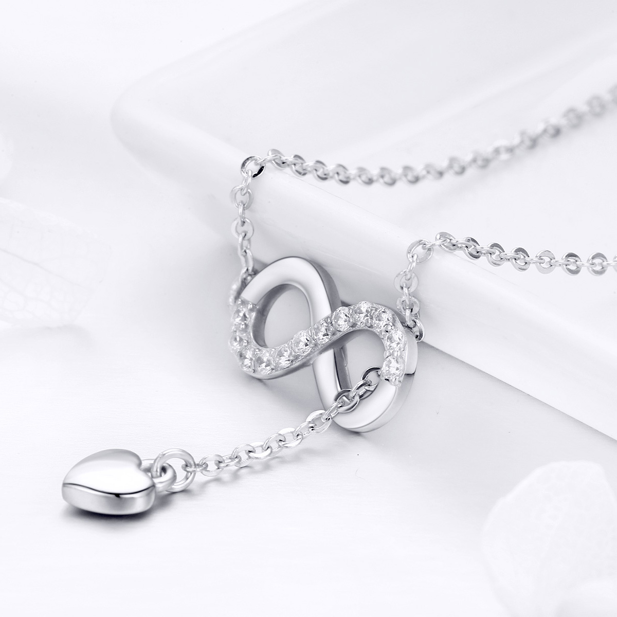 Pandora Style Oneindige charme Chain Ketting - SCN223