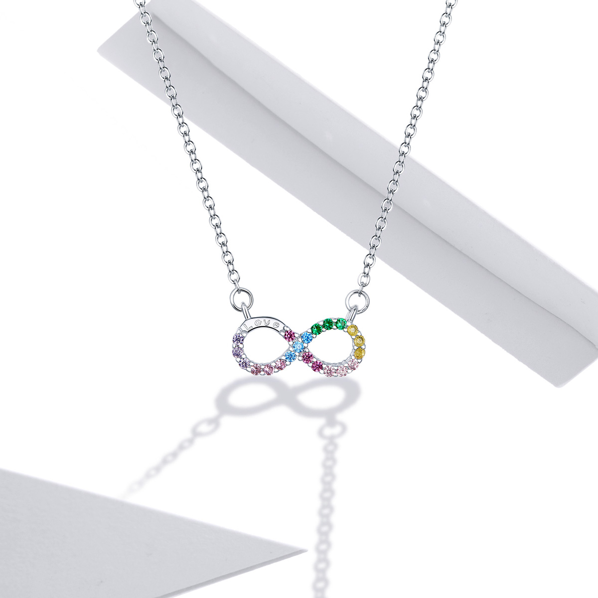 Pandora Style Oneindigheidssymbool Chain Ketting - SCN402