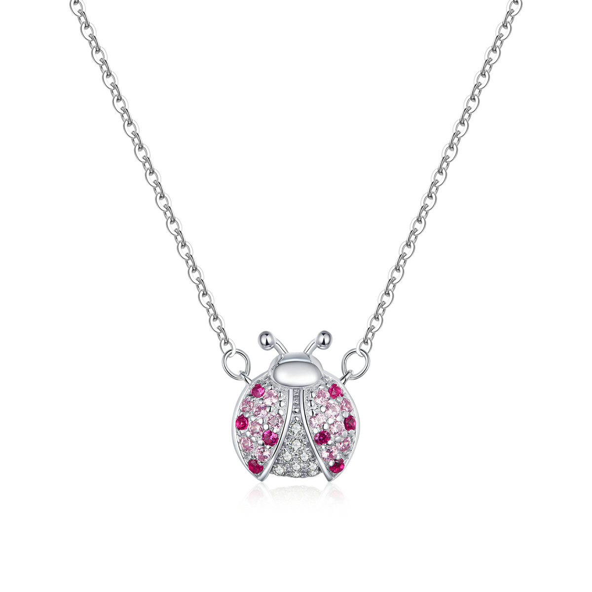 Pandora Style Oogverblindend lieveheersbeestje Chain Ketting - SCN400