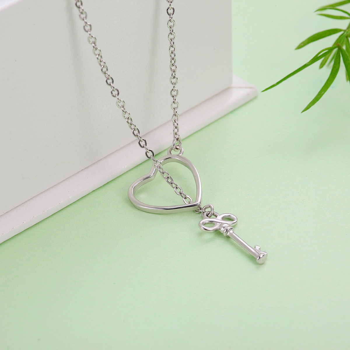 Pandora Style Open je hart Chain Ketting - SCN107