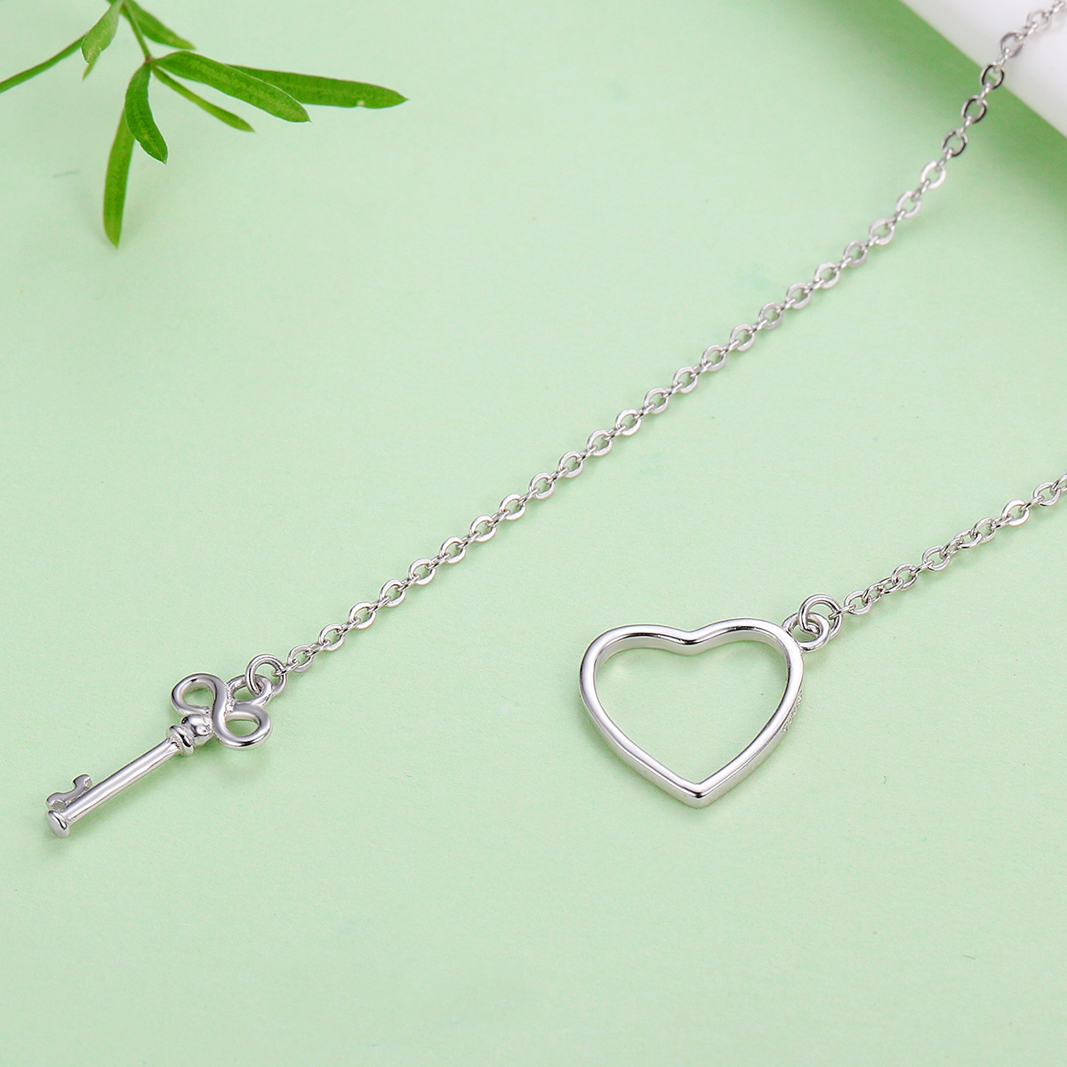 Pandora Style Open je hart Chain Ketting - SCN107