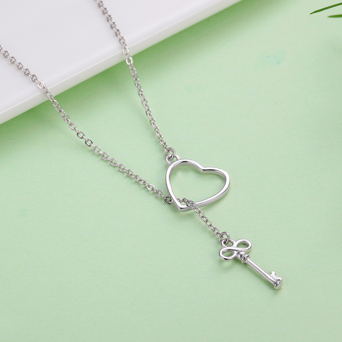 Pandora Style Open je hart Chain Ketting - SCN107