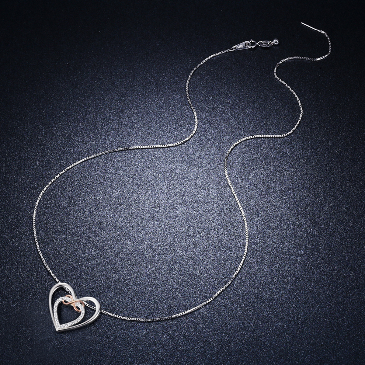 Pandora Style Prachtig hart Chain Ketting - SCN121