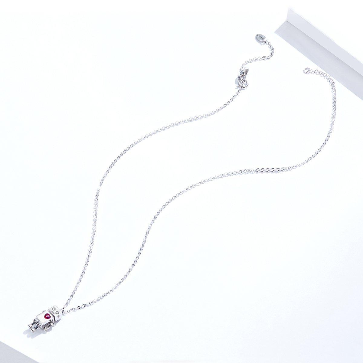 Pandora Style Robot van de liefde Chain Ketting - SCN388