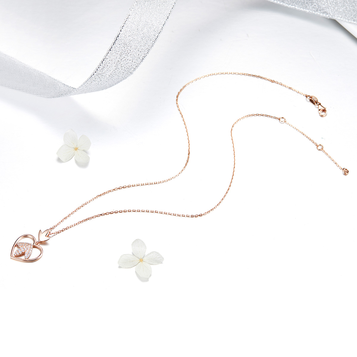 Pandora Style Rose Autumn Love Chain Ketting - SCN313