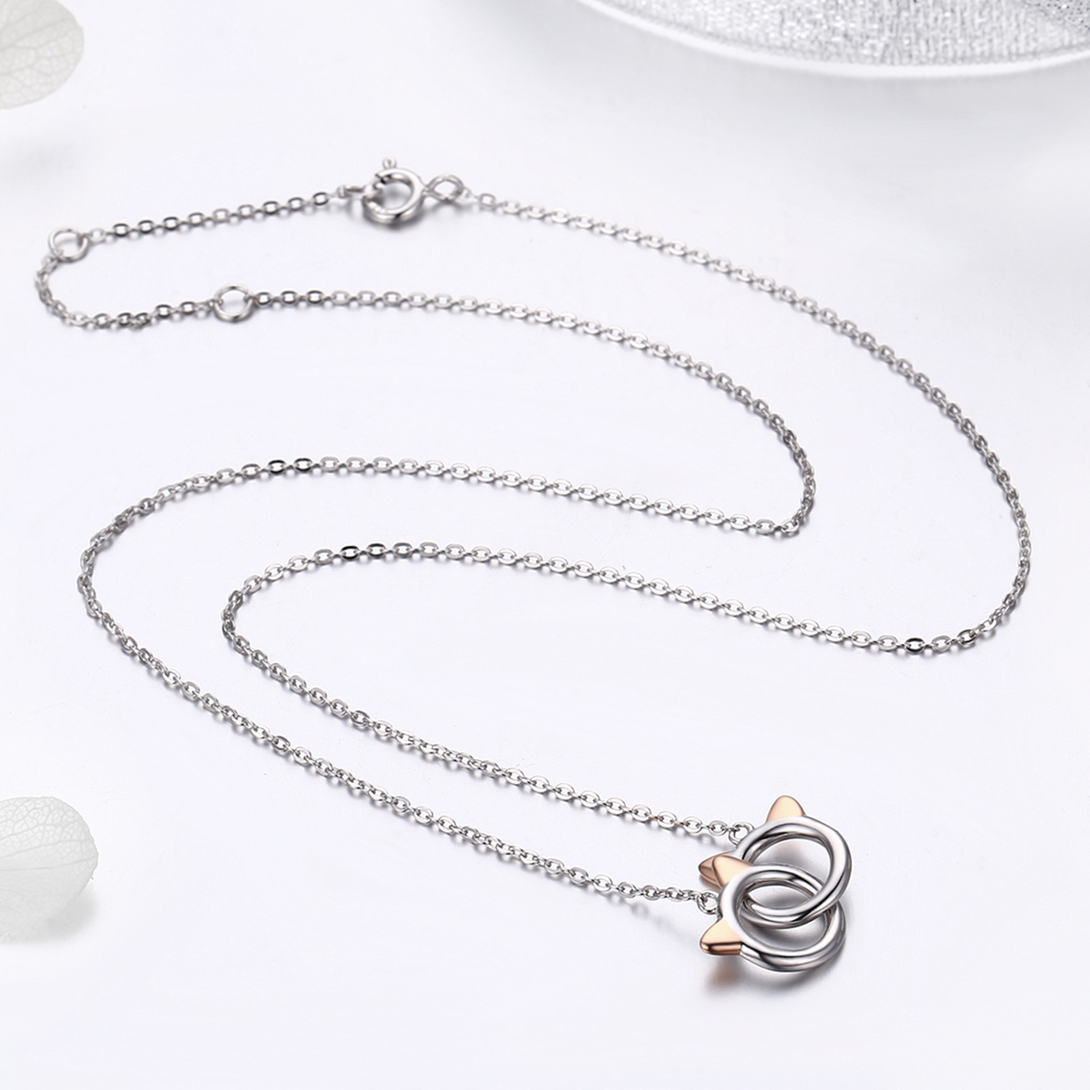 Pandora Style Rose Kat Chain Ketting - SCN252